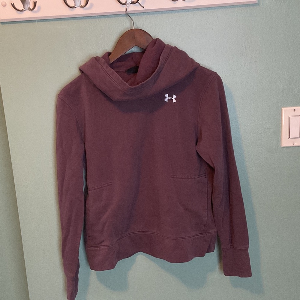 Under Armour Women's Cowl Neck Sweater in Deep Purple